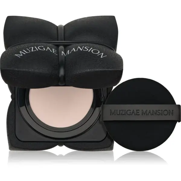 MUZIGAE MANSION Sleek Matt Cushion dlouhotrvající make-up v houbičce SPF 50+ pro dokonalý vzhled odstín N19 15 g