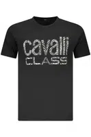 CAVALLI CLASS SHORT SLEEVE T-SHIRT MEN BLACK