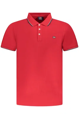 NORWAY 1963 MEN'S SHORT SLEEVE POLO SHIRT RED