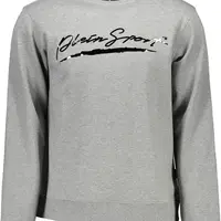 PLEIN SPORT MEN'S ZIP-FREE SWEATSHIRT GREY