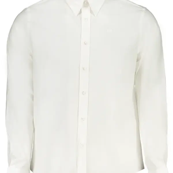 Pánská bílá košile s dlouhým rukávem