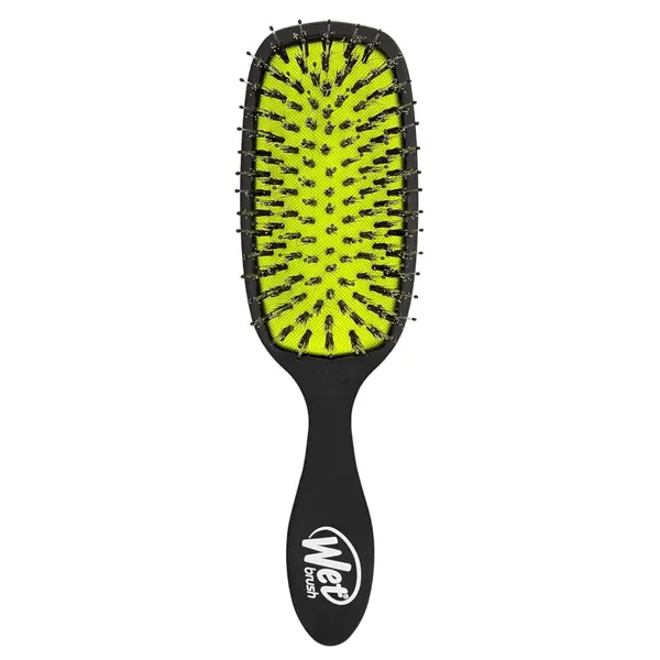 Kartáč na rozčesávání vlasů s nylonovými a kančími štětinami Wet Brush Shine Enhancer - černý + dárek zdarma