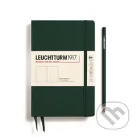 Leuchtturm1917 Zápisník Forest Green Paperback B6+ čistý