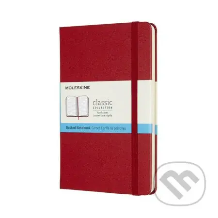 Moleskine - červený zápisník (malý, bodkovaný)