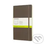 Moleskine - zápisník hnedý (stredný, čistý)