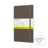 Moleskine - zápisník hnedý (stredný, čistý)
