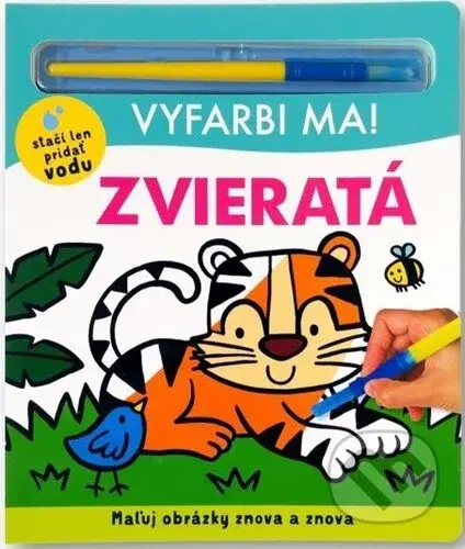 Vyfarbi ma! Zvieratá (Maľuj obrázky znova a znova) - kniha z kategorie Pro děti