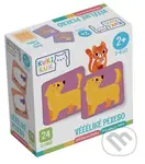 KukiKuk Véééliké pexeso Zvířátka na dvorku - hra z kategorie Vzdělávací hry