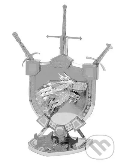 Metal Earth 3D puzzle: Hra o trůny Erb Starků - puzzle z kategorie 3D puzzle