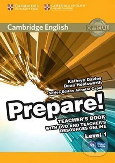 Prepare 1/A1: Teacher´s Book with DVD and Teacher´s Resources Online - kniha z kategorie Jazykové učebnice a slovníky
