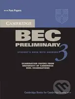 Cambridge BEC Preliminary 3 Student´s Book with Answers - kniha z kategorie Jazykové učebnice a slovníky