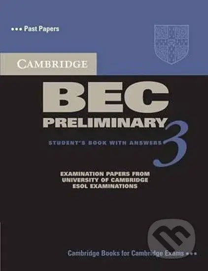 Cambridge BEC Preliminary 3 Student´s Book with Answers - kniha z kategorie Jazykové učebnice a slovníky
