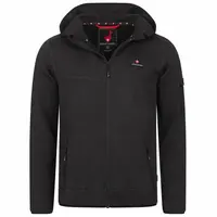 HOHENHORN TACUL Pánska flísová mikina, tmavo sivá, veľkosť