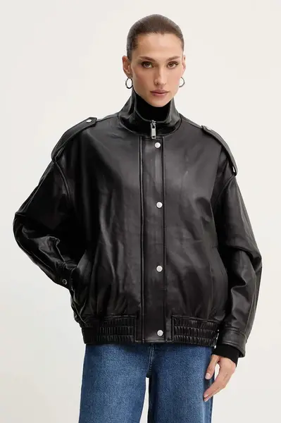 Kožená bunda MICHAEL Michael Kors