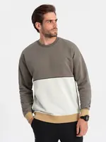 Ombre Men's OVERSIZE sweatshirt with contrasting color combination