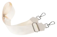 NovaKabelka.sk Látkový prídavný popruh beige argento