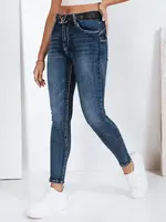 Dámské push-up džíny granátové