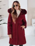 Damska kurtka zimowa parka FERNAYA bordowa Dstreet