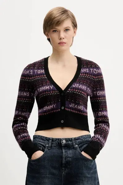 Tommy Jeans  Kardigán s prímesou vlny