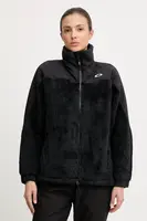 Mikina Oakley MOUNTAIN FIRE dámská, černá barva, hladká, FOA500696
