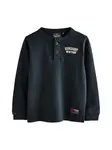 Superdry & Co Tričko  námornícka modrá / biela