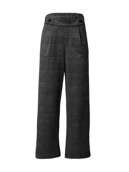 JDY Plisované nohavice 'JDYGeggo Mia'  sivá / čierna