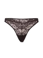 GUESS Tangá 'JANE'  čierna / biela