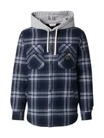 Superdry Prechodná bunda  námornícka modrá / biela