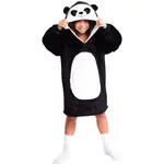Cozy Noxxiez CH326 Panda - hřejivá televizní mikinová deka s kapucí pro děti 7-12 let