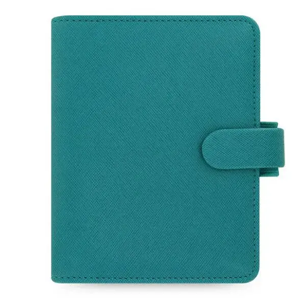 Kapesní diář Filofax Saffiano A7 - akvamarín