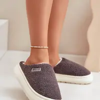 BIG STAR SHOES Zateplené Pantofle Na Silné Podešvi Big Star