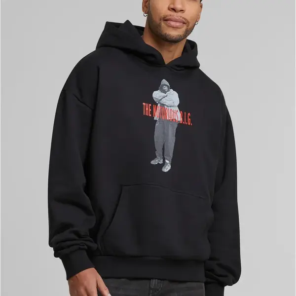 Biggie Smalls Concrete Hoody černá