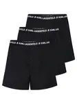 Karl Lagerfeld Boxerky  čierna / biela