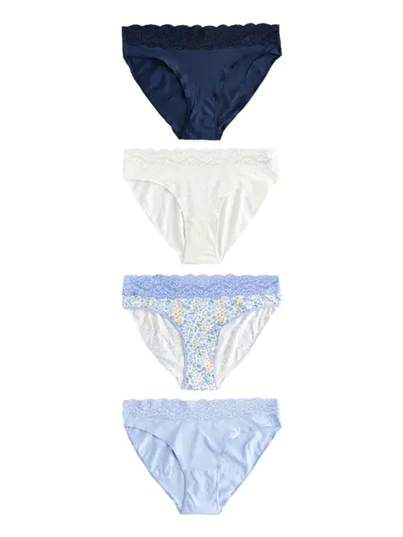 Next Nohavičky  námornícka modrá / modrosivá / žltá / biela