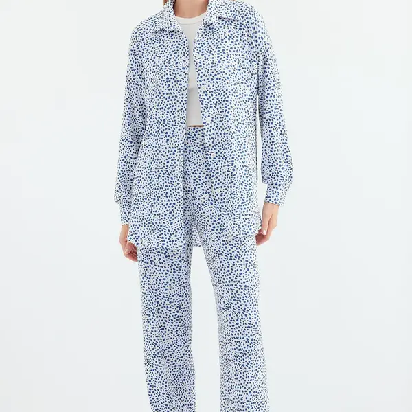 Bigdart 5858 Knitted Double Suite - B.Blue