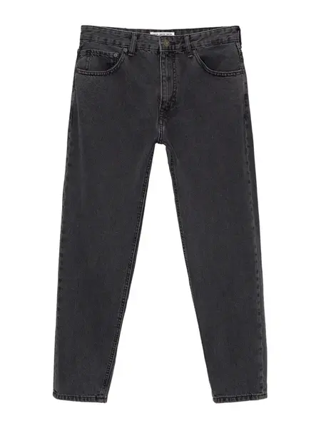 Pull&Bear Džínsy  čierny denim