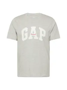GAP Tričko 'EVERYDAY'  svetlosivá / biela