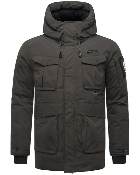 STONE HARBOUR Zimná bunda 'Edriik XX'  čierna