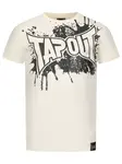 Tapout Tričko 'Splashed'  krémová / čierna