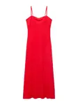 MANGO Šaty 'PEACH'  červená