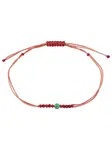 Pilgrim Náramok 'Birthstones'  zelená / červená