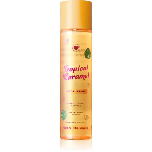 I Heart Revolution Tropical Caramel Body an Hair Mist parfémovaný sprej na tělo a vlasy pro ženy 236 ml