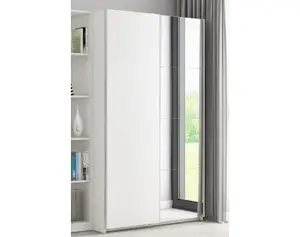 Šatníková skriňa Carlos 125 cm, biela%