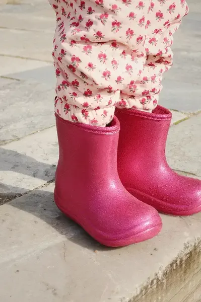 Dětské holínky Konges Sløjd LUC LIGHTWEIGHT GLITTER RAIN BOOT růžová barva, KS103502