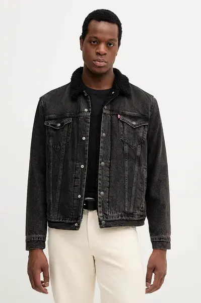 Levi's  krátka bunda pánska menčestrová TYPE 3 SHERPA