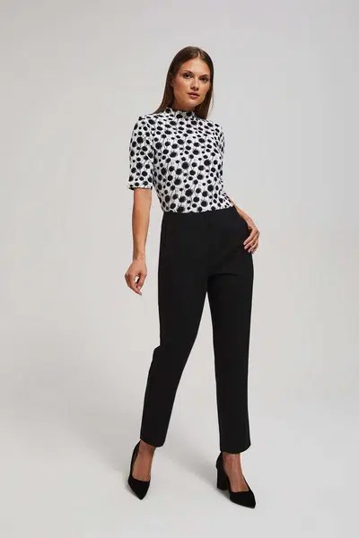 Marisse Black Straight Leg Trousers