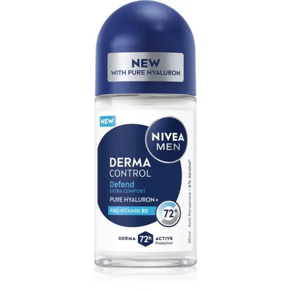 NIVEA MEN Derma Control Defend guličkový antiperspirant pre mužov 50 ml