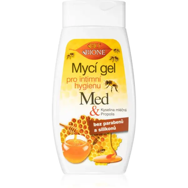 Bione Cosmetics Med + Q10 gél na intímnu hygienu s materskou kašičkou 260 ml