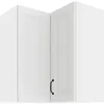 Horní rohová skříňka Stilo 60x60 GN-72 2F (90°) Barva korpusu: Bílá, Barva dvířek: Bílá