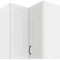 Horní rohová skříňka Stilo 60x60 GN-72 2F (90°) Barva korpusu: Bílá, Barva dvířek: Bílá